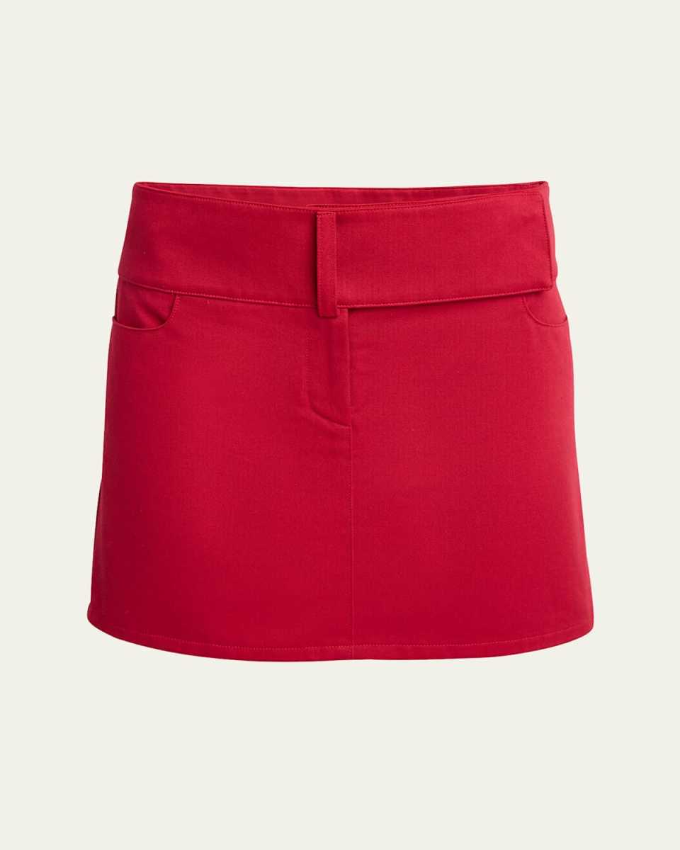 Straight Mini Skirt